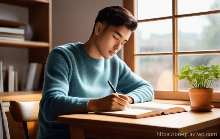 목적 달성을 위한 기획력 향상 방법 - **Prompt 1: Visionary Goal Setting**
"A young adult, gender-neutral, sits comfortably at a clean...